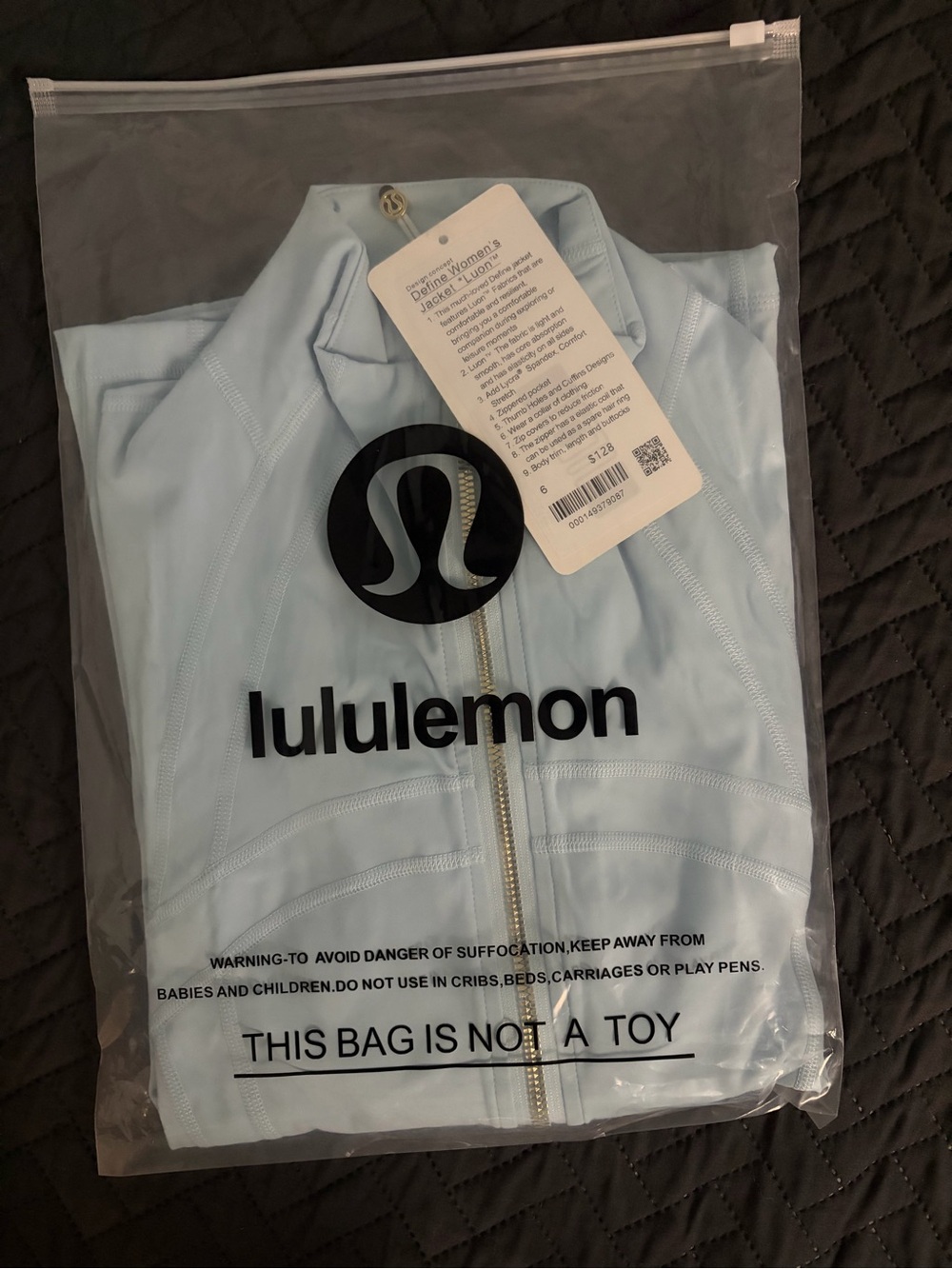 lululemon athletica Women's baby Blue Zip-Up Jacket - Picture 4 of 4